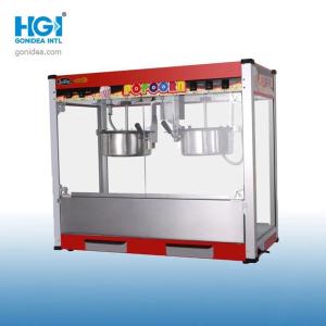Quality Stainless Steel Electrical Commercial Popcorn Maker Machine Twin Pot Table Top wholesale