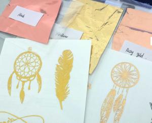 Quality Diffrent colors metallic tattoo wholesale