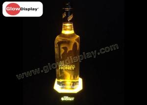 Quality Whisky Bottle Glorifier Glorifier Display Gold Yellow Light Body With Two Spotlight wholesale