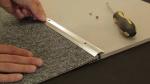 Electrophoresis Aluminum Carpet Trim Layering Strips For Floor