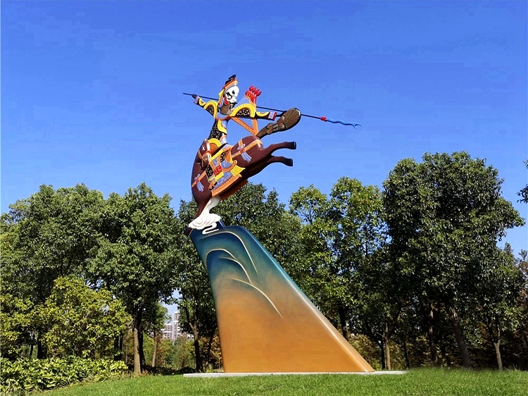 Die Cutting Printing Stainless Steel Forged Home Sculpture Decoration in Modern Design