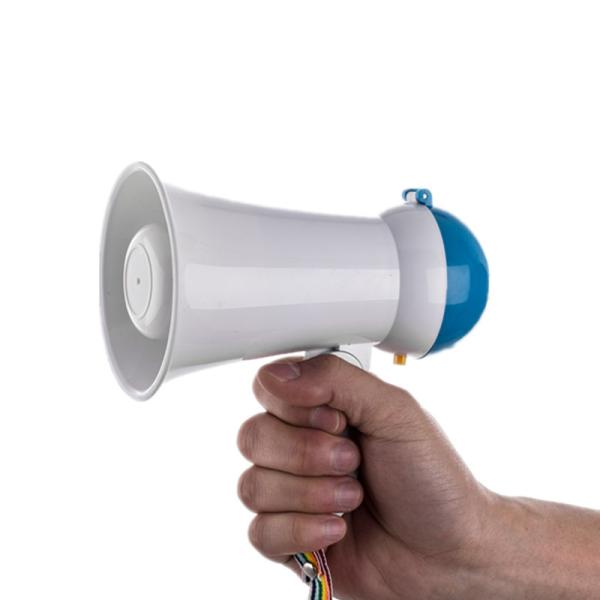 Sport Cheerleading School Battery Powered Mini Megaphone 5W Output Power Set