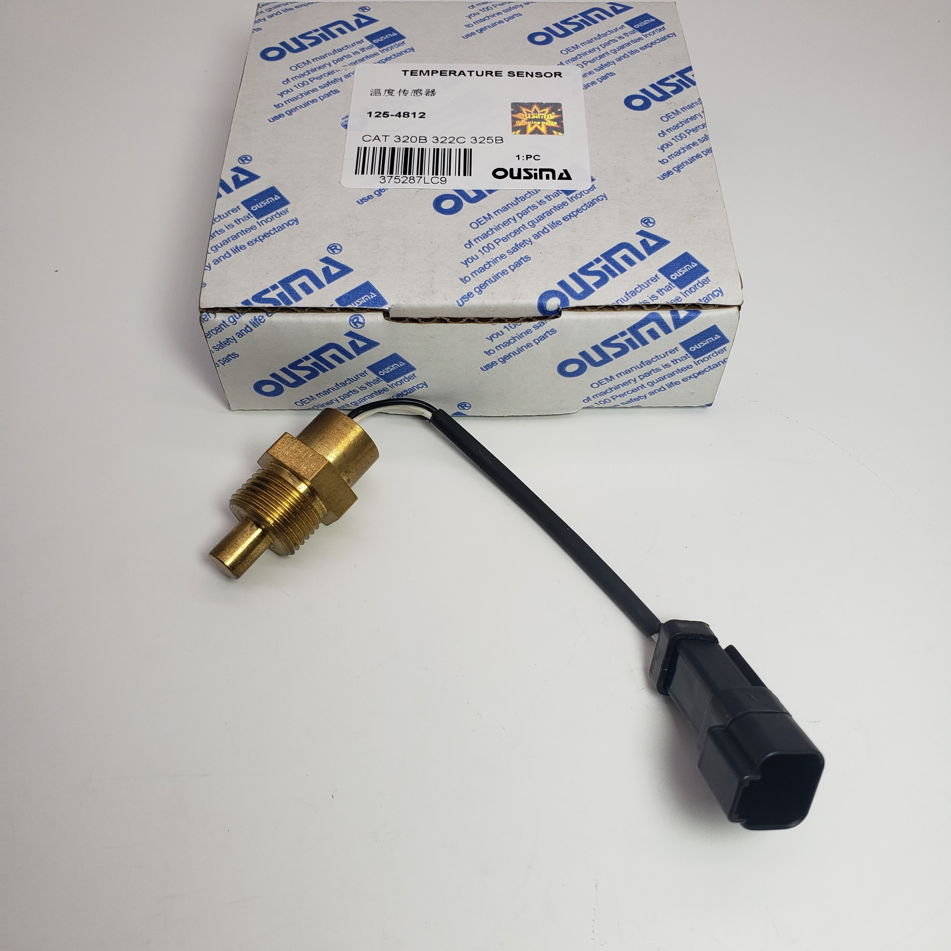 125-4812 1254812 Temperature Sensor For CAT 320B 322B 322B L 322B LN 322C