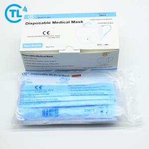 Quality Spunbond Meltblown PM2.5 3 Ply Non Woven Face Mask wholesale