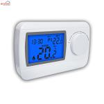Riseem Wired Electric Heat Programmable Boiler Room Thermostat 230V ABS For Gas