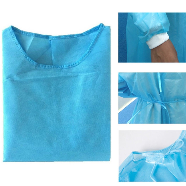 PE PP CPE Waterproof 25GSM Surgical Isolation Gowns