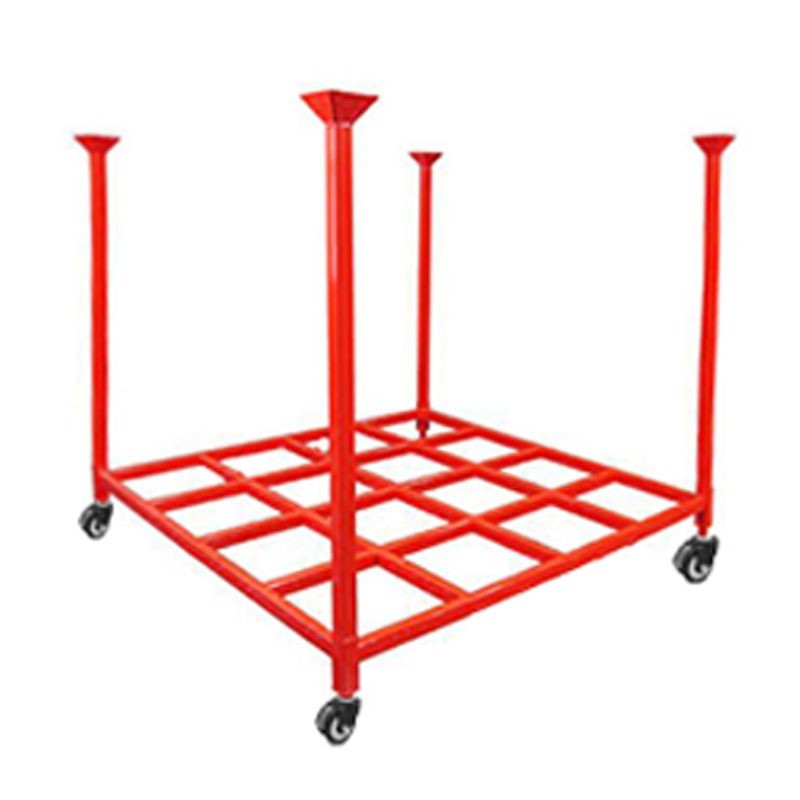 Galvanized Stacker Rack 1500kg Tire Stacking Rack Deep Blue