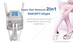 Quality Double Handpiece Professional Ipl Laser Hair Removal Machines 110v - 240v wholesale