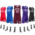 Red Blue Sublimation Basketball Jersey Oem Logo Printing Sleeveless Muilt Color