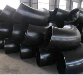 Black Painting Carbon Steel Pipe Elbow Butt Weld Long Radius Ansi B16.9 90