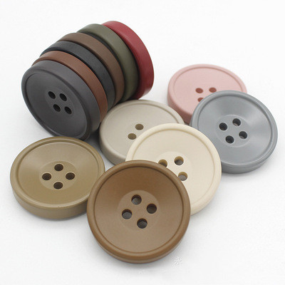 wholesale DIY fancy children Heart-shaped button resin 2 holes shirt trench coat button