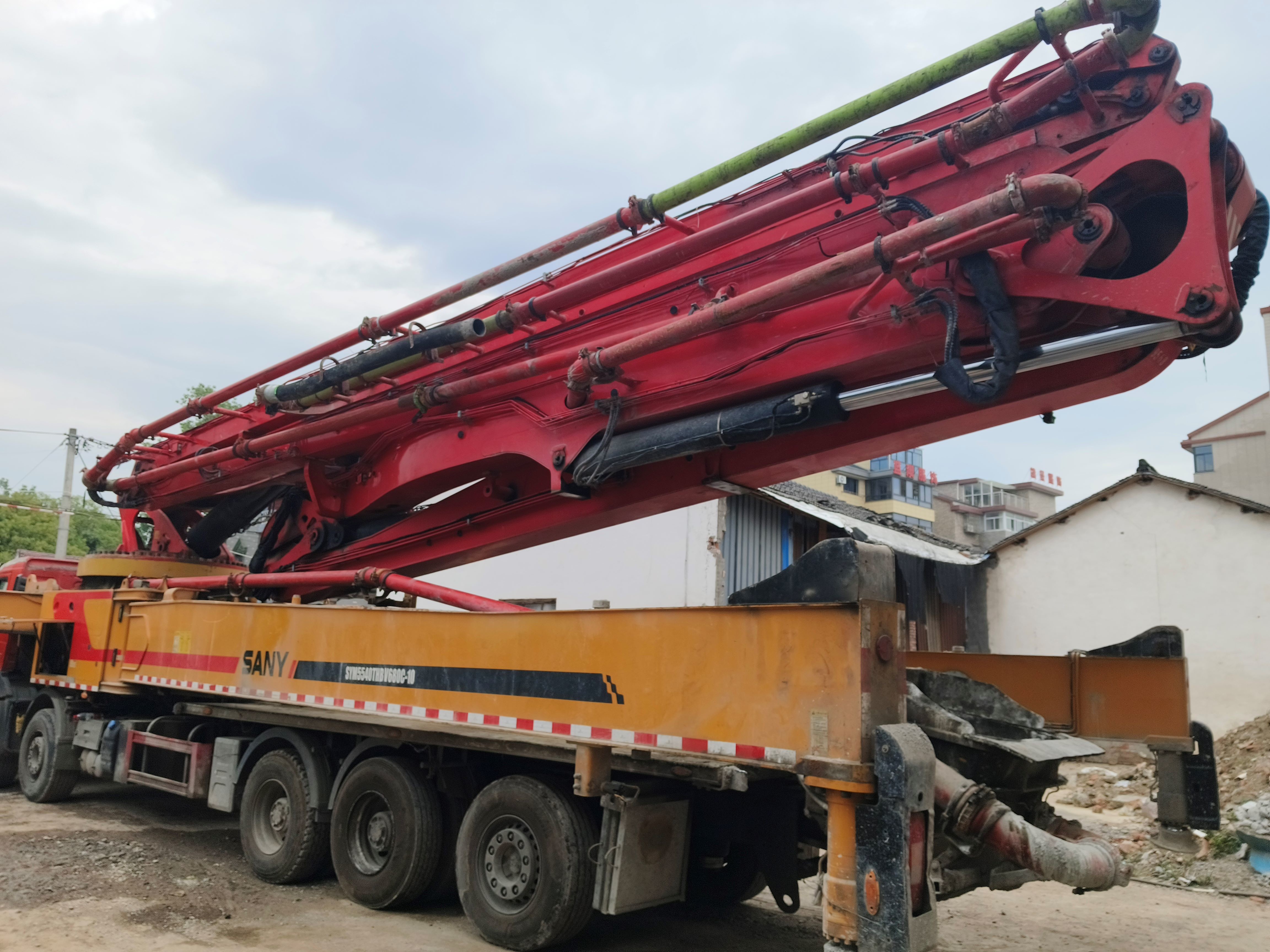 New arrival: SANY 68m Concrete Pump Truck - Inquire Now for Best Price!