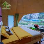 Hotel Diameter 6m Geodesic Dome Tent White ISO9001 For 2 People
