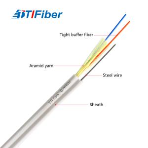 Quality GJYRCH Steel Wire Singlemode LSZH Fiber Optic Cable Customizted wholesale