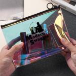 Hot Holographic Laser Reflective Pvc Zipper Bag for Cosmetics Packaging