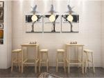 Glass Pendant Lamp Lanterns Restaurant Droplight Nordic Bird Hanglight(WH-VP-151