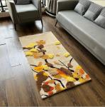 Flocking Round Bedroom Floor Carpet European Special Style 100*100cm