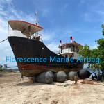 Inflatable Tube 10 Layers Marine Rubber Airbag For Ship And Barge Landing