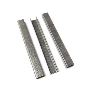 Quality ANSI Standard Fine Crown Staple 21 Gauge 9/16 Crown 14mm 8014 for Furniture Decoration wholesale