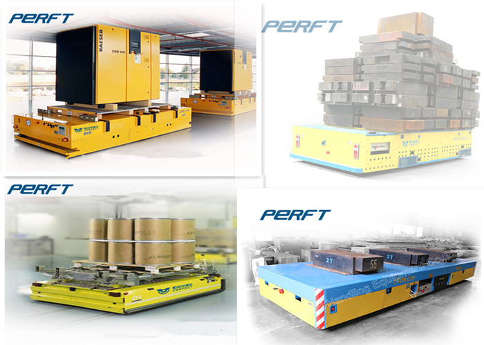 50 ton Battery Motorized Coil Transfer Cart/Battery Powered Factory Coils Material Transporter