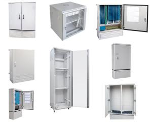 Quality Indoor Outdoor Fiber ODN Distribution Cabinet 24U To 45U LC SC FC ST wholesale