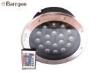 Garden Round Led Underground Light Single Color Rgb For Outdoor Decoration