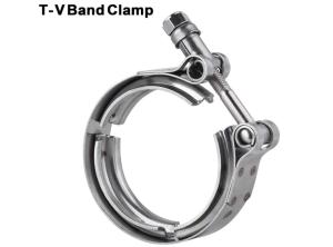 Quality 3.0&quot; 304 Stainless Steel V Band Exhaust Clamp For Flange Kit wholesale