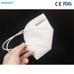 Non Toxic Disposable Earloop Face Mask , Lightweight KN95 Face Mask