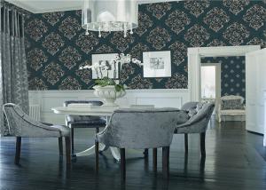 Quality Three Dimensional Modern House Wallpaper Washable With Flower Design wholesale