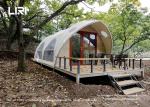Waterproof Military Camouflage Luxury Glamping Tents Round Four Season
