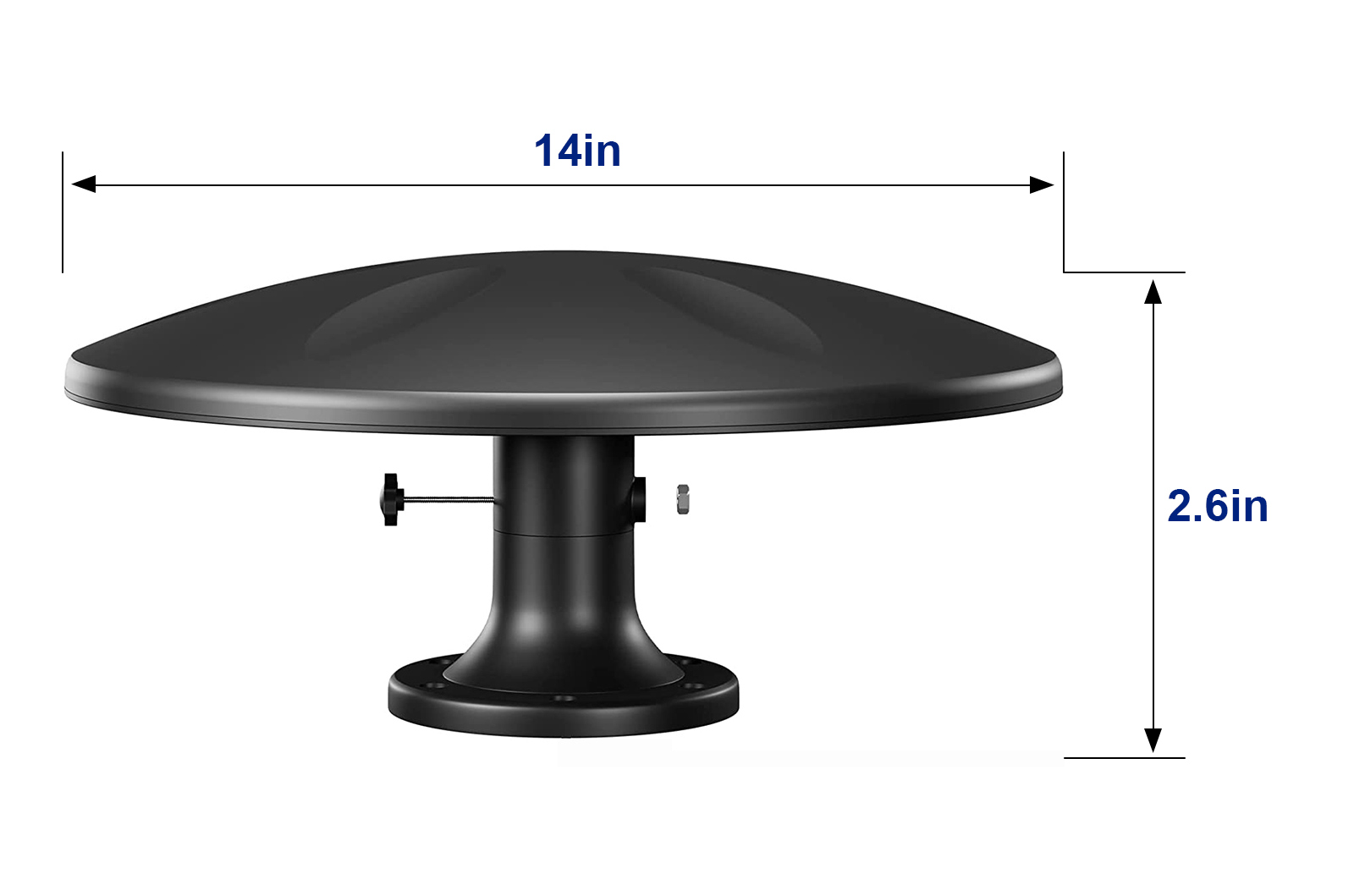 Smart TV aerial 360 reception signal for Camping, Digital Campervan Motorhome Truck travel antenna tv RV HDTV Antenna