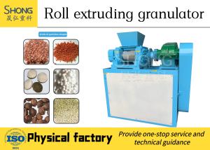 Quality Carbon Steel 15KW Double Roller Press Granulator Synchronized wholesale