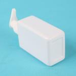 150ml PET White Square Cosmetic Men's Shampoo Pump Bottles