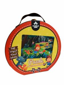 Quality Custom Large Paper Jigsaw Puzzle For Preschoolers 56PCS The Little Red Riding Hood 20*14 Inch wholesale