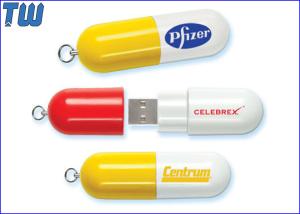 Quality Custom Printing Plastic Medicine Pill USB 8GB Thumbdrive Stick wholesale