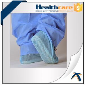 Quality Non Skid Disposable Shoe Covers / Medical Booties Shoe Covers Breathable 35gsm wholesale