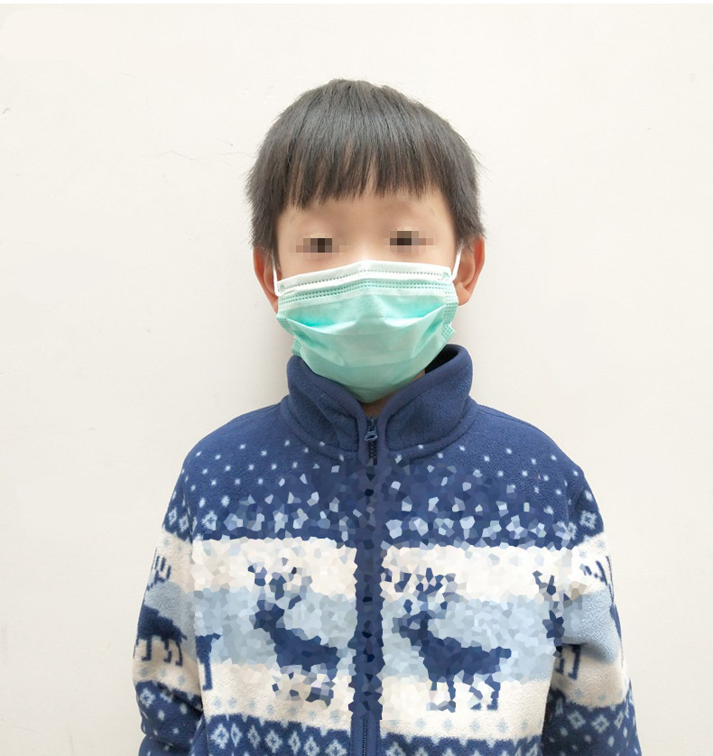 4-Layer Pediatric Face Masks , Lovely Pattern Children's Disposable Face Masks