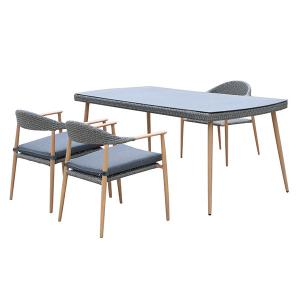 Quality D595mm Chair Indoor Bistro Table Set wholesale