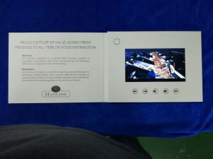 Quality Innovative Video Card Mailer Lcd Screen For Food Distribution wholesale
