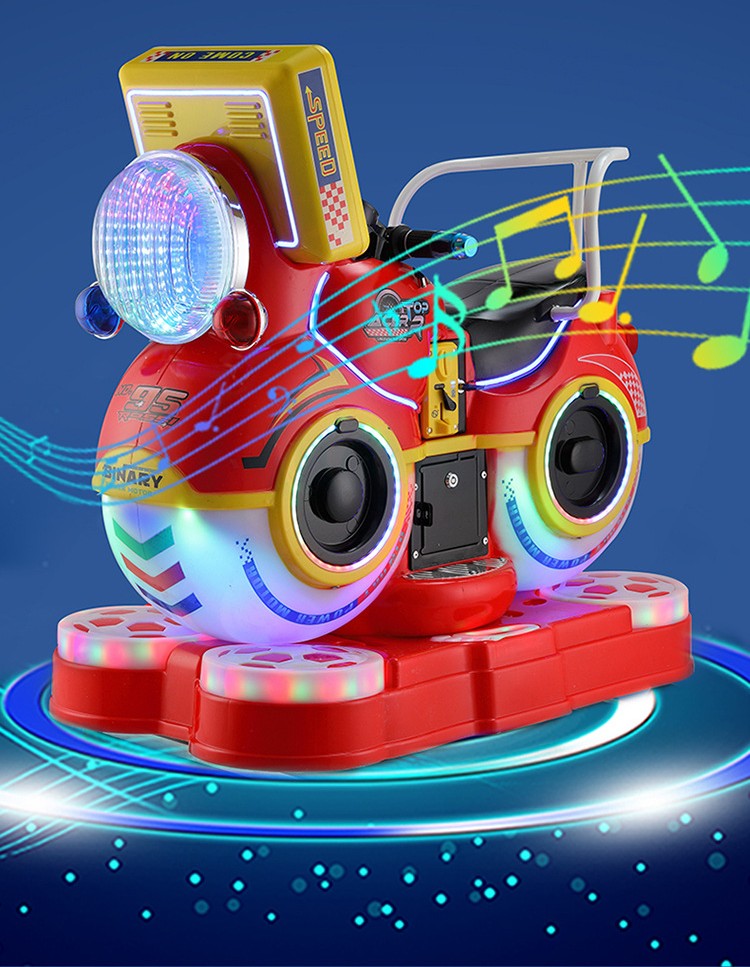 Electric Fairground Coin Operated Car Ride Machine For Kids' Entertainment