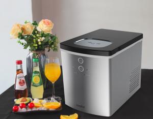 Quality Low Noise Mini Ice Cube Maker 2L Water Tank Black White Red Customized Color wholesale