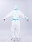 Dustproof Polymer Medical Protective Coverall Disposable Isolation