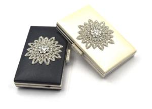 Quality Wedding Diamond Flower Ladies Clutch Bags For Women , Customize Design Logo wholesale