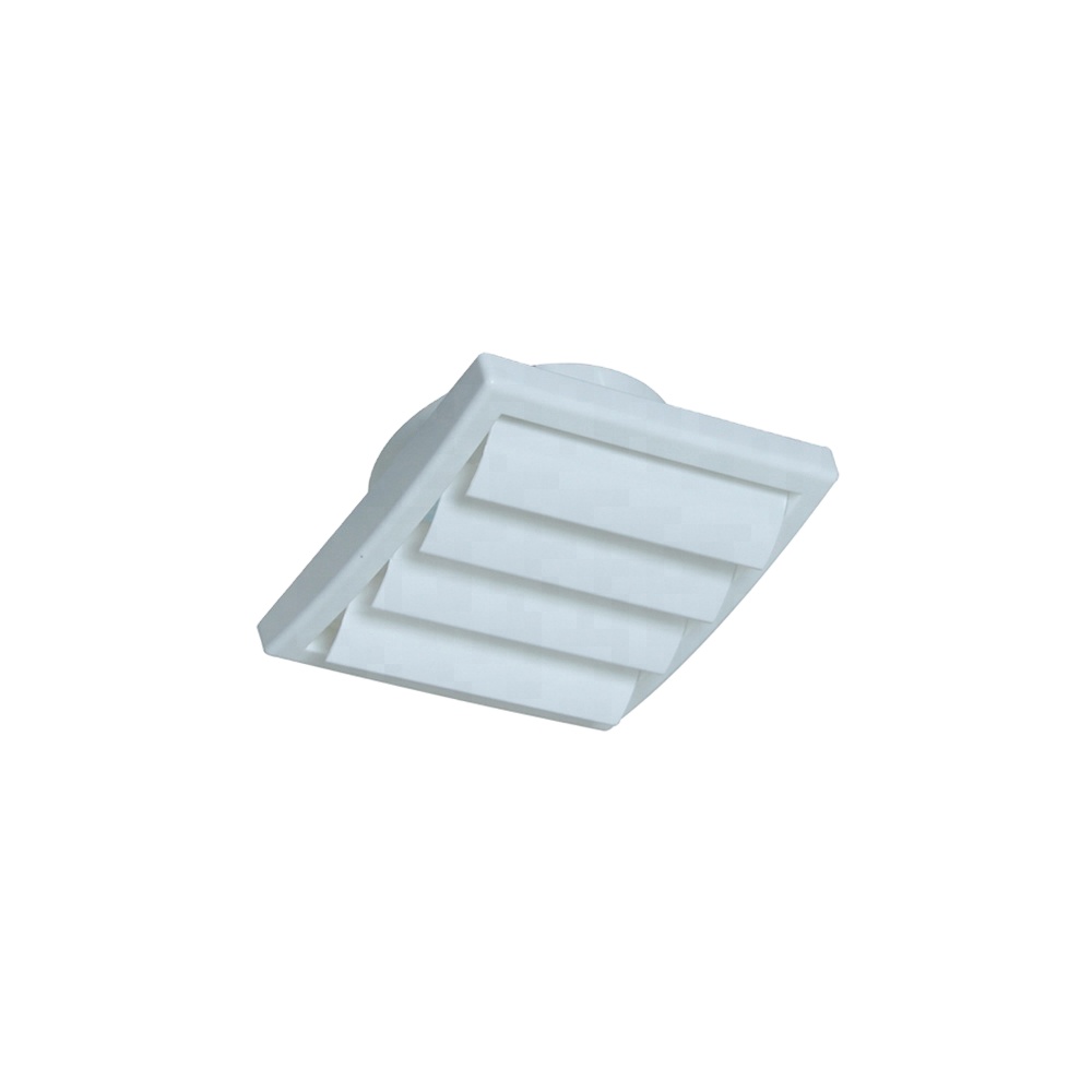 Food Shop 100mm To 200mm Air Plastic Eggcrate Bathroom Door Plastic Gravity Air Conditioning Fan Grille