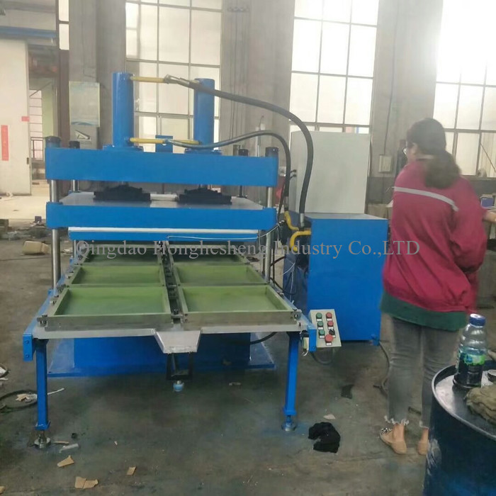 Rubber Interlocking Tile Making Machine