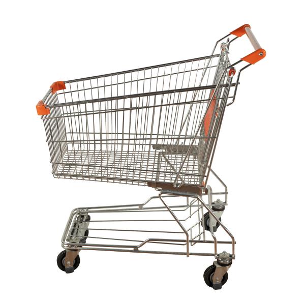 Asia Style Best-Selling Supermarket shopping Trolley 125L Large Capacity Metal