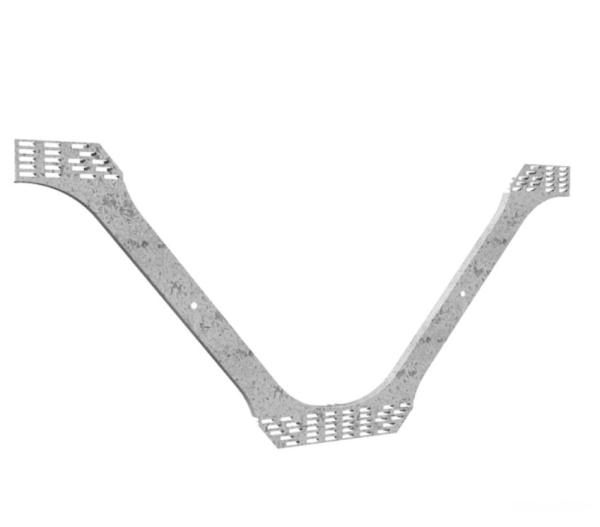 Floor Flat Roof Metal Web I Joists ISO9001 Rohs CE 16949 Silver Easi-Joist
