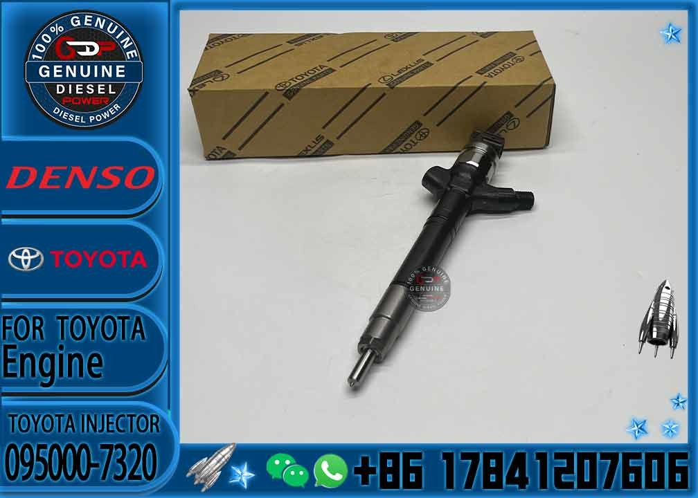 Real price High Quality New Diesel Common Rail Fuel Injector 095000-7320 23670-0R130 For SINOTRUK HOWO 0950007320