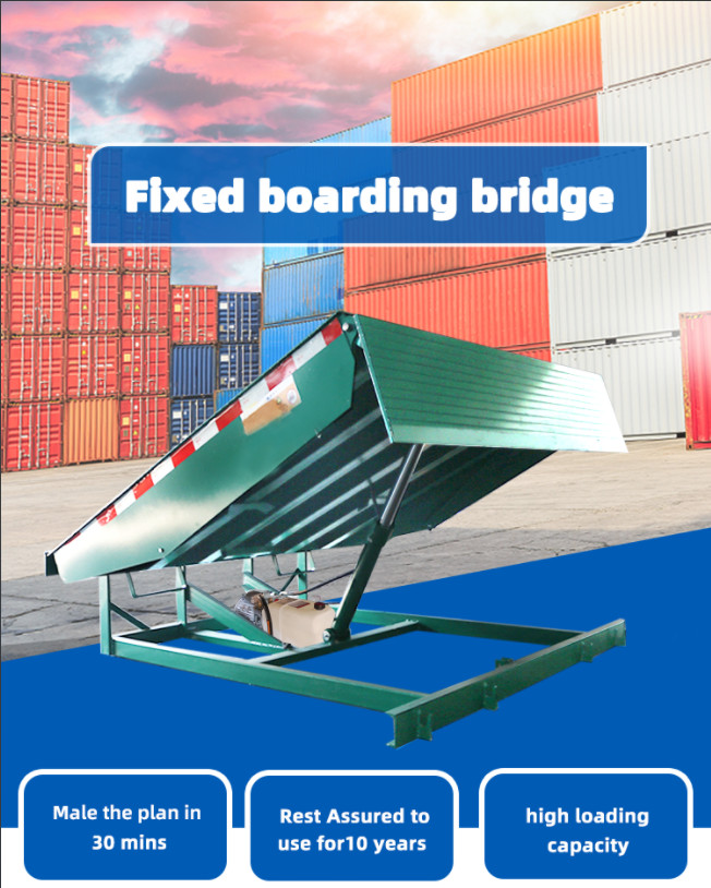 10000kgs Hydraulic Dock Ramp Anti Slip Hydraulic Dock Leveler
