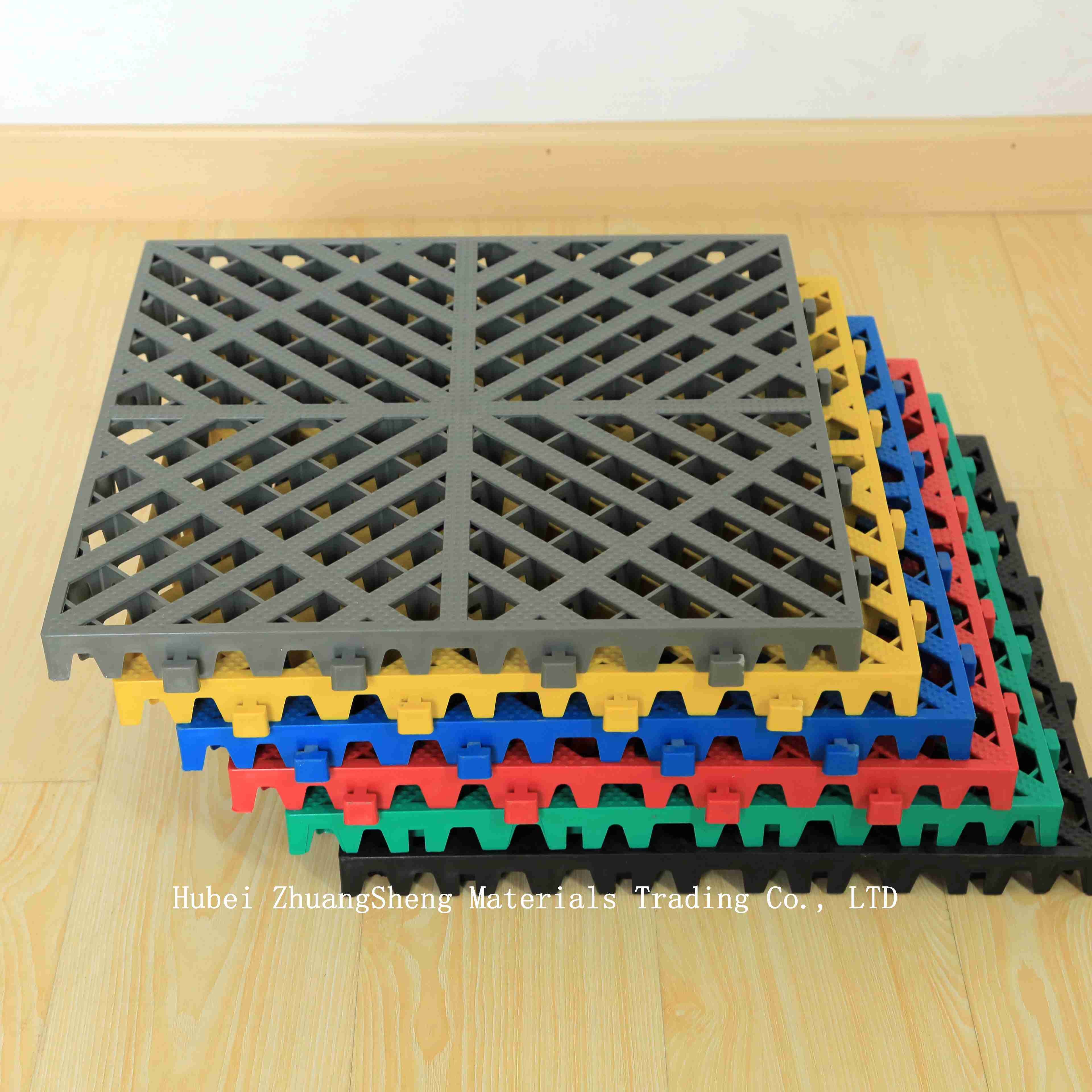 2.8mm Plastic Permeable Floor / Car Wash Grille Floor / Corrugated Plastic Floor Protection Sheets Board